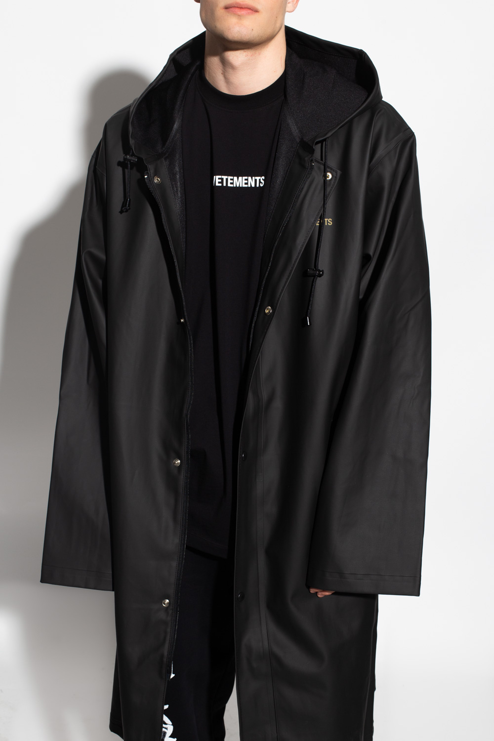 Vetements raincoat outlet black